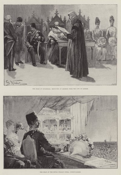 The Visit of the Shah by Gabriel Nicolet